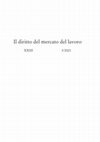 Research paper thumbnail of Pandemia e vaccinazione dei lavoratori nello scenario comparato