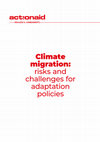 Research paper thumbnail of Climate migration: risks and challenges for adaptation policies