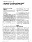 Research paper thumbnail of The Escherichia coli OxyS regulatory RNA represses fhlA translation by blocking ribosome binding