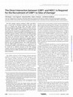 Research paper thumbnail of The Direct Interaction between 53BP1 and MDC1 Is Required for the Recruitment of 53BP1 to Sites of Damage