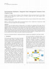 Research paper thumbnail of Environmental hydraulics: integrated water management solutions from cloud to coast