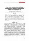 Research paper thumbnail of Etude de la Convection Naturelle dans un Modèle d'Habitat Chauffé Périodiquement sur la demi-face Orientée plein sud