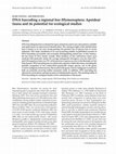 Research paper thumbnail of DNA barcoding a regional bee (Hymenoptera: Apoidea) fauna and its potential for ecological studies