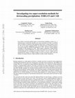 Research paper thumbnail of Investigating two super-resolution methods for downscaling precipitation: ESRGAN and CAR