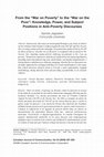 Research paper thumbnail of From the "War on Poverty" to the "War on the Poor": Knowledge, Power, and Subject Positions in Anti-Poverty Discourses