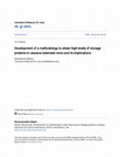 Development of a methodology to attain high levels of storage proteins in cassava tuberized roots and its implications Cover Page