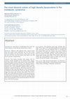 Research paper thumbnail of The Most Desired Values of High Density Lipoproteins in the Metabolic Syndrome