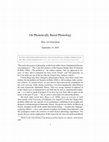 Research paper thumbnail of Phonetically Based Phonology