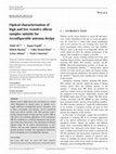 Research paper thumbnail of Optical characterization of high and low resistive silicon samples suitable for reconfigurable antenna design