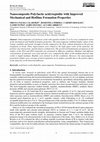 Research paper thumbnail of Nanocomposite Poly(lactic acid)/sepiolite with Improved Mechanical and Biofilms Formation Properties