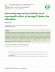 Research paper thumbnail of Emotional personality of children as expressed in their drawings: Pointers for education