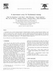 Research paper thumbnail of A microsensor array for biochemical sensing