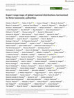 Research paper thumbnail of Expert range maps of global mammal distributions harmonised to three taxonomic authorities