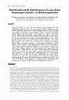 Research paper thumbnail of Plant Growth and Oil Yield Response of Lemon Grass (Cymbopogon citratuc L.) to Biochar Application