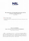 Publication forthcoming in Philosophy of ManagementTHE IMPORTANCE OF RESPONSIBLE-INNOVATION AND THE NECESSITY OF ‘INNOVATION-CARE’ Cover Page