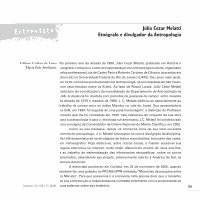 Research paper thumbnail of Júlio Cezar Melatti: Etnógrafo e divulgador da Antropologia