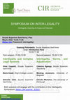 Research paper thumbnail of Symposium on inter-legality (06.05.2022) (2)