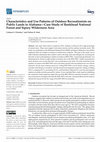 Research paper thumbnail of Characteristics and Use Patterns of Outdoor Recreationists on Public Lands in Alabama—Case Study of Bankhead National Forest and Sipsey Wilderness Area