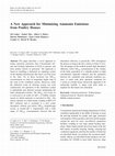 Research paper thumbnail of A new approach for minimizing ammonia emissions from poultry houses