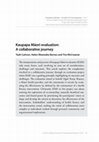 Research paper thumbnail of Kaupapa Māori evaluation: A collaborative journey