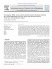 Research paper thumbnail of Investigation of ball screw preload variation based on dynamic modeling of a preload adjustable feed-drive system and spectrum analysis of ball-nuts sensed vibration signals