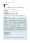 Research paper thumbnail of Impact of ICT Innovative Momentum on Real-Time Accounting