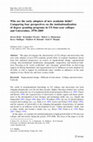 Research paper thumbnail of Who are the early adopters of new academic fields? Comparing four perspectives on the institutionalization of degree granting programs in US four-year colleges and Universities, 1970–2005