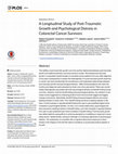 Research paper thumbnail of A Longitudinal Study of Post-Traumatic Growth and Psychological Distress in Colorectal Cancer Survivors