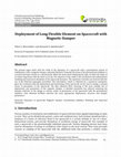 Research paper thumbnail of Deployment of Long Flexible Element on Spacecraft with Magnetic Damper