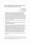 Research paper thumbnail of J.M Imízcoz y A. Artola, Avant la politisation. Économies morales en tension dans le monde hispanique au XVIII e siècle. https://journals.openedition.org/mcv/16258