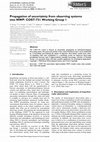 Research paper thumbnail of Propagation of uncertainty from observing systems into NWP: COST-731 Working Group 1