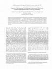 Research paper thumbnail of Cognitive Mechanisms Underlying Achievement Deficits in Children With Mathematical Learning Disability