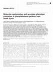 Research paper thumbnail of Molecular epidemiology and genotype–phenotype correlation in phenylketonuria patients from South Spain