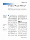 Research paper thumbnail of Patient-prosthesis mismatch and strategies to prevent it during aortic valve replacement