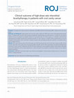 Research paper thumbnail of Clinical outcome of high-dose-rate interstitial brachytherapy in patients with oral cavity cancer