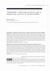 Research paper thumbnail of “Desalentadas”: subjetivação em dizeres sobre as mulheres que desistiram de procurar trabalho