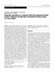 Arbuscular mycorrhizae in a long-term field trial comparing low-input (organic, biological) and high-input (conventional) farming systems in a crop rotation Cover Page