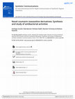 Research paper thumbnail of Novel coumarin isoxazoline derivatives: Synthesis and study of antibacterial activities