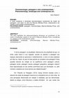 Research paper thumbnail of Fenomenologia, paisagem e arte contemporânea