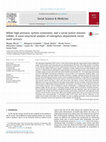 Research paper thumbnail of When high pressure, system constraints, and a social justice mission collide: A socio-structural analysis of emergency department social work services