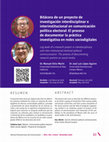 Research paper thumbnail of Bitácora de un proyecto de investigación interdisciplinar e interinstitucional en comunicación política electoral