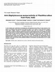 Research paper thumbnail of Anti-Staphylococcus aureus activity of Pisolithus albus from Pune, India