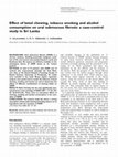 Effect of betel chewing, tobacco smoking and alcohol consumption on oral submucous fibrosis: a case-control study in Sri Lanka Cover Page