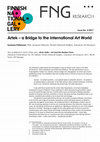 Research paper thumbnail of Artek-a Bridge to the International Art World