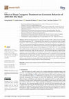 Research paper thumbnail of Effect of Deep Cryogenic Treatment on Corrosion Behavior of AISI H13 Die Steel