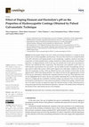 Research paper thumbnail of Effect of Doping Element and Electrolyte’s pH on the Properties of Hydroxyapatite Coatings Obtained by Pulsed Galvanostatic Technique