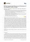 Research paper thumbnail of In Vitro Corrosion and Tribocorrosion Performance of Biocompatible Carbide Coatings