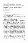 Research paper thumbnail of Beyond Dependency: Historical Sociology and Social Change in the Southern Cone of South America. A Review Article