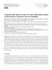 Research paper thumbnail of Compound flood impact of water level and rainfall during tropical cyclone period in a coastal city: The case of Shanghai