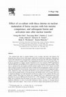 Research paper thumbnail of Effect of co-culture with theca interna on nuclear maturation of horse oocytes with low meiotic competence, and subsequent fusion and activation rates after nuclear transfer